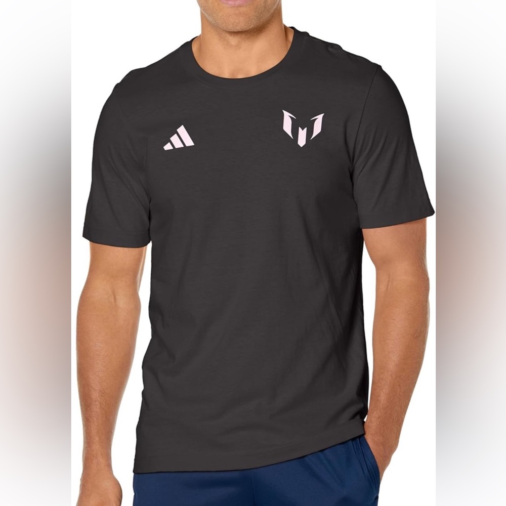 Adidas Messi #10 Black T-Shirt, XXL, NWT - Picture 4 of 9